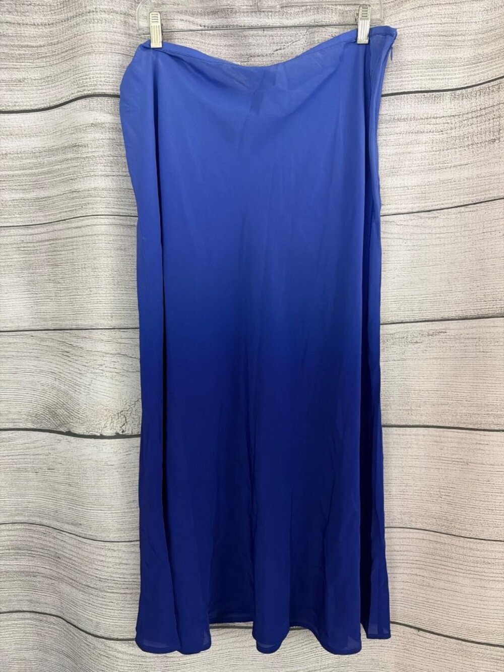 NWT Rixo Kelly Gradient-Pattern Silk Midi Skirt Size XL